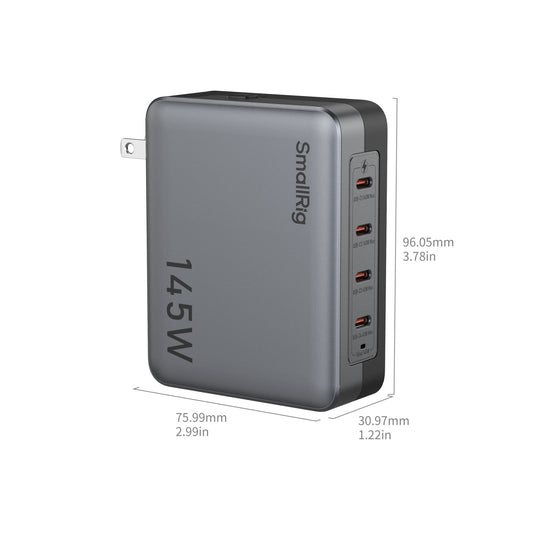 SmallRig 145W 4-Port PD Power Adapter (US Standard) 4747