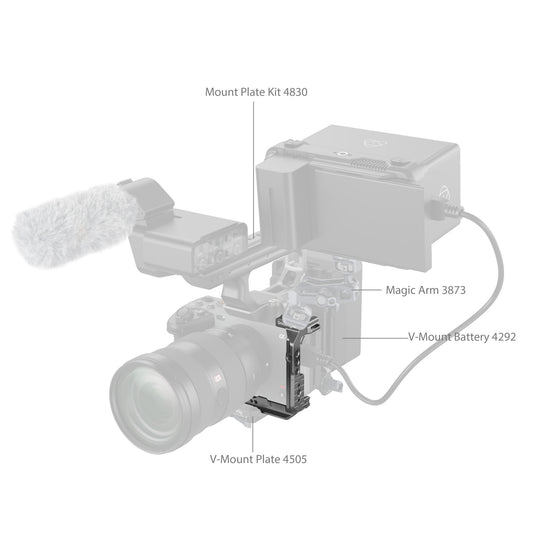 SmallRig "HawkLock" Quick Release Half Cage for Sony FX3 / FX30 4772