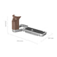SmallRig L-Shape Mount Plate with Wooden Handle for Sony Alpha 7C II / Alpha 7CR 4796B