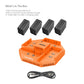 SmallRig 4-Channel Camera Battery Charger & 4-Battery Kit for Sony NP-F970 4834
