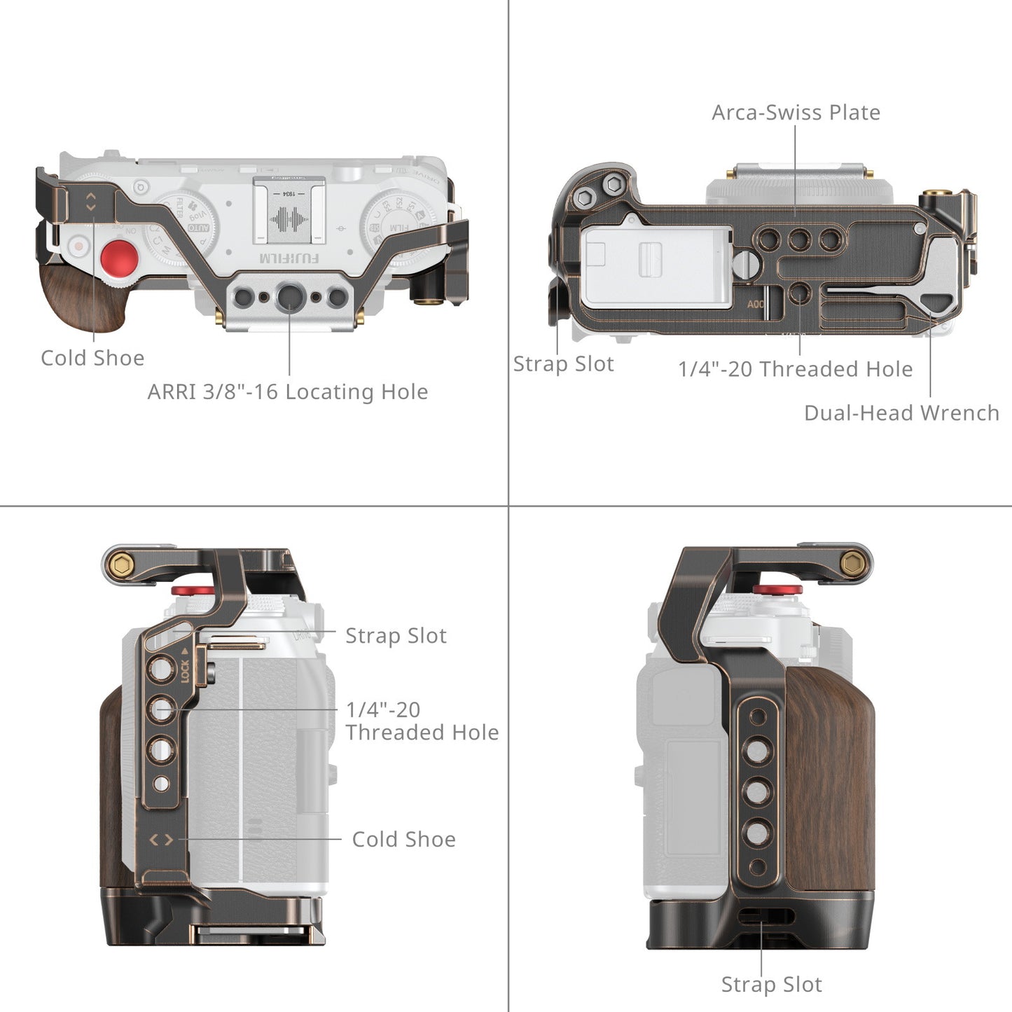SmallRig “Retro" Cage for FUJIFILM X-M5 4892