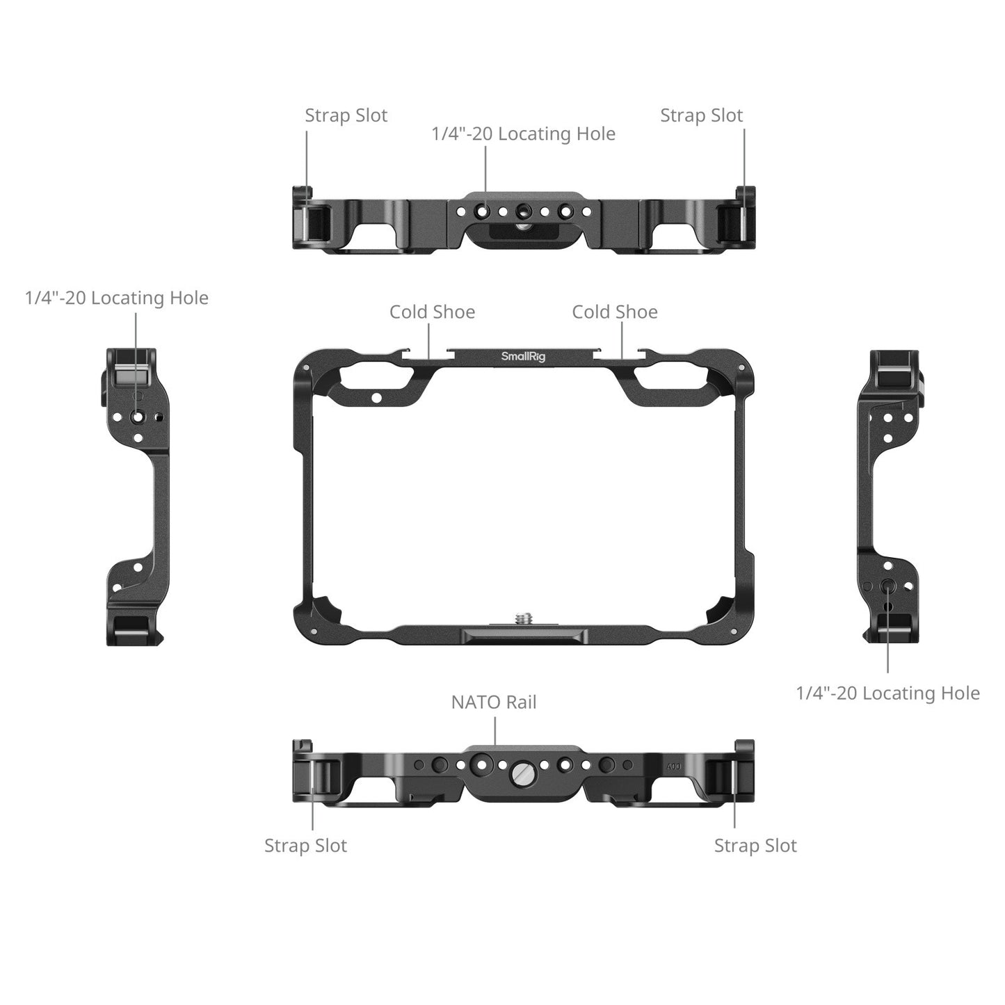 SmallRig Monitor Cage Kit for Atomos Shinobi II / Shinobi GO 5030