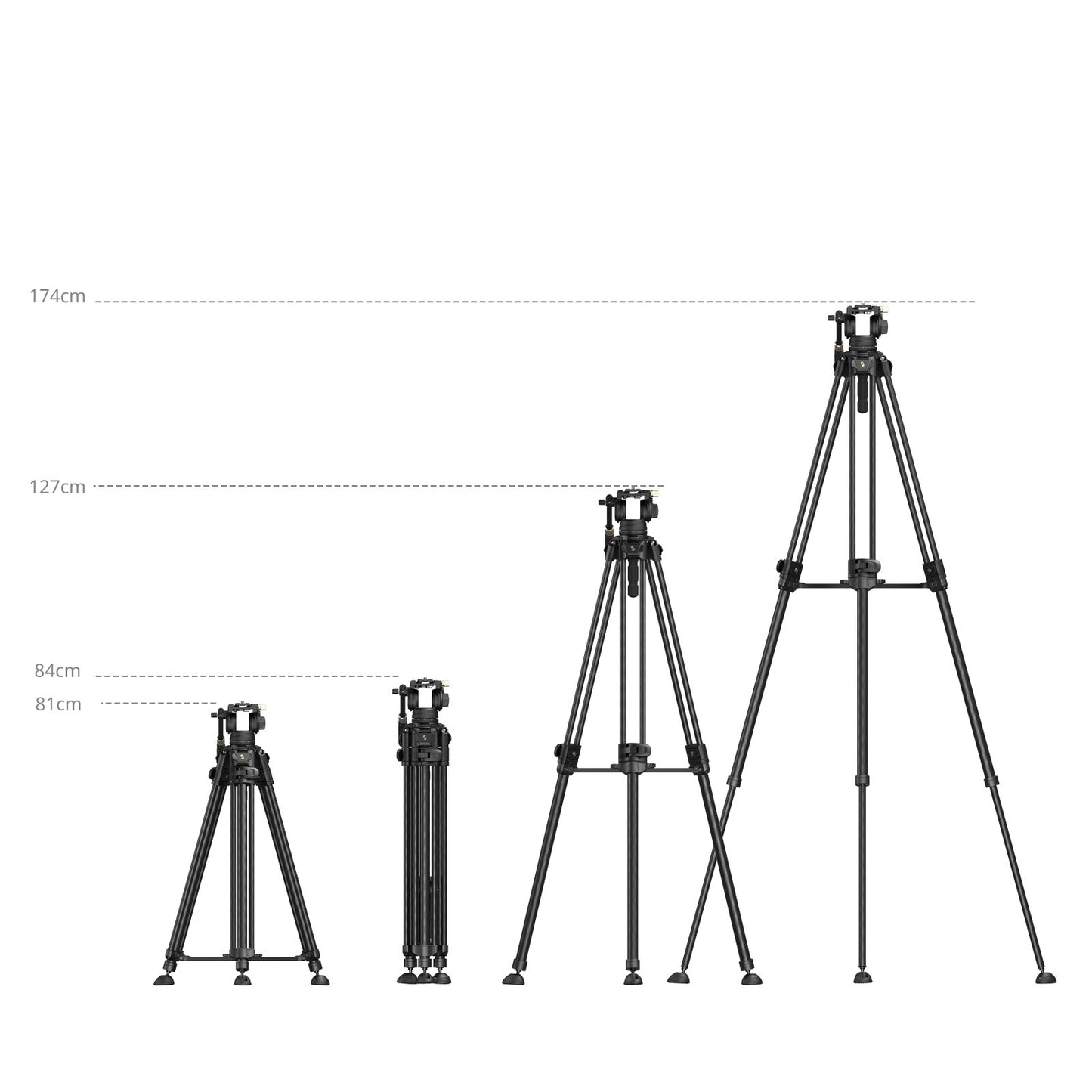 SmallRig AD-50 Max Video Carbon Fiber Tripod 5201