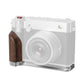 SmallRig L-Shape Mount Plate with Wooden Handle for FUJIFILM GFX100RF (Silver) 5265