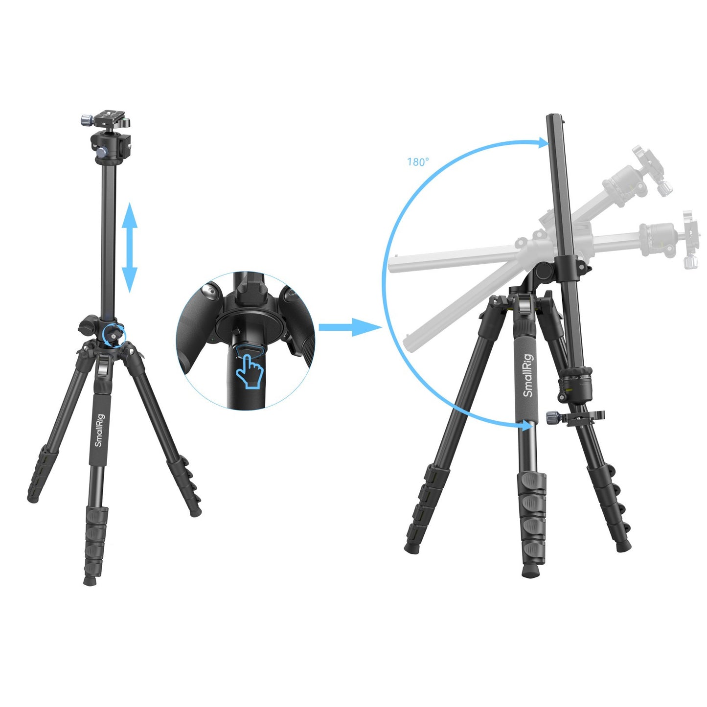 SmallRig CT25 Professional Overhead Camera Tripod 5290