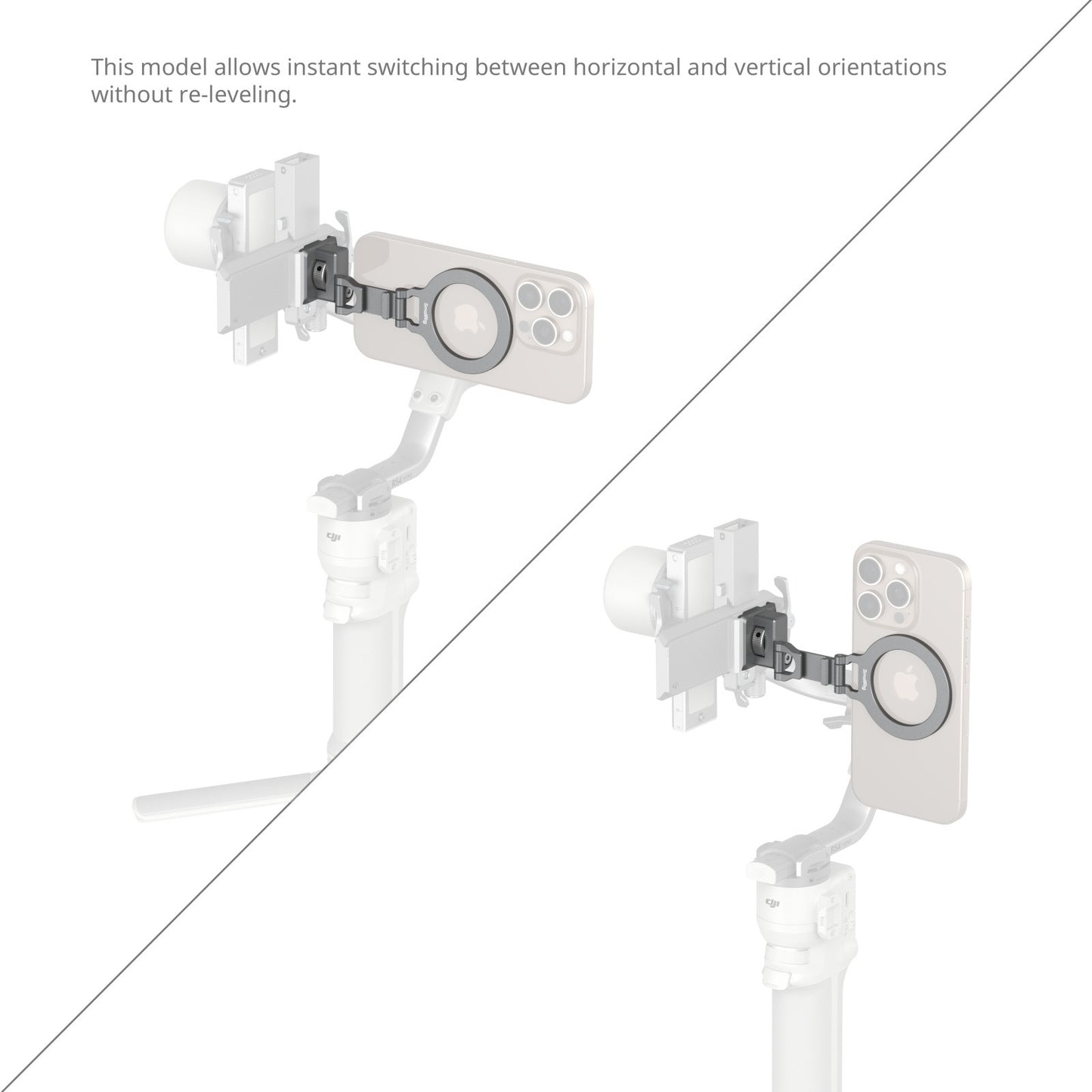 SmallRig Arca-Standard Phone Support with Cold Shoe Mount 5339