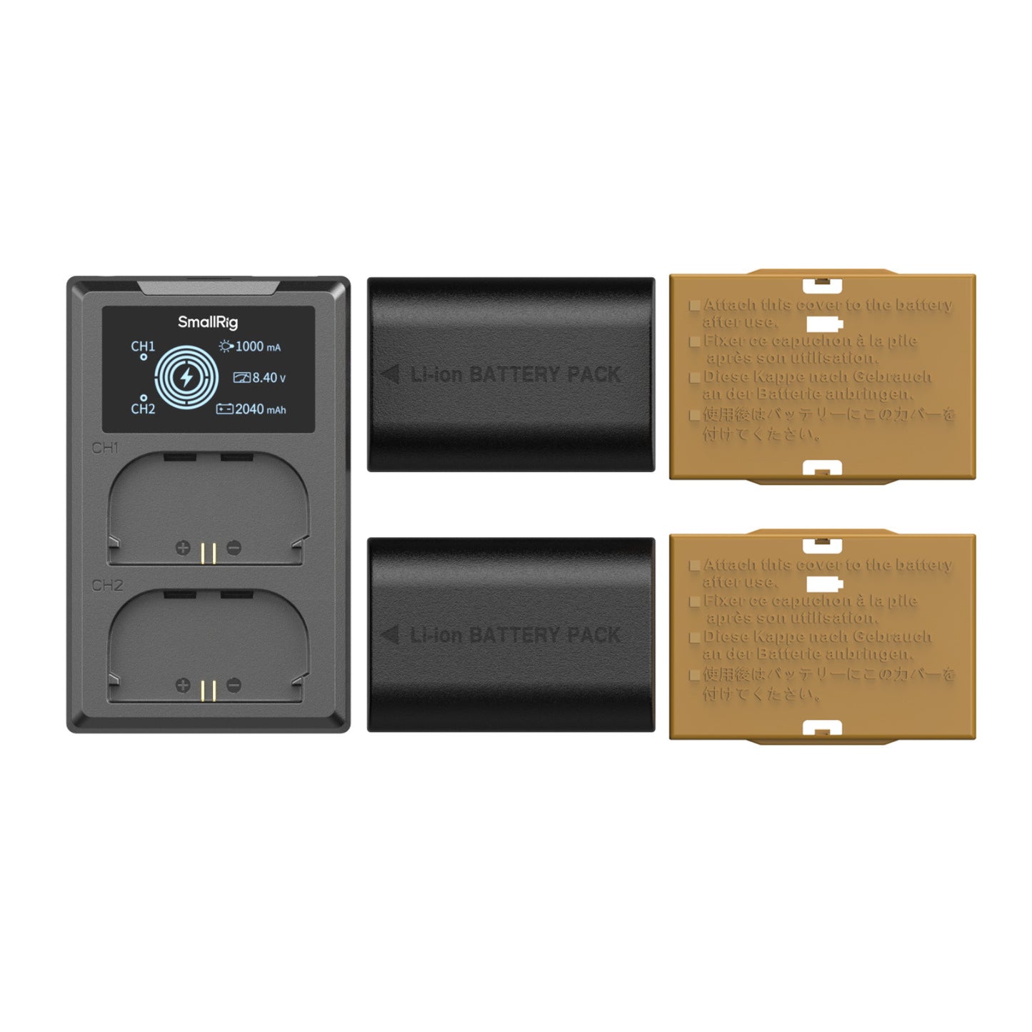 SmallRig Camera Battery and Charger Kit for Canon LP-E6P 5409