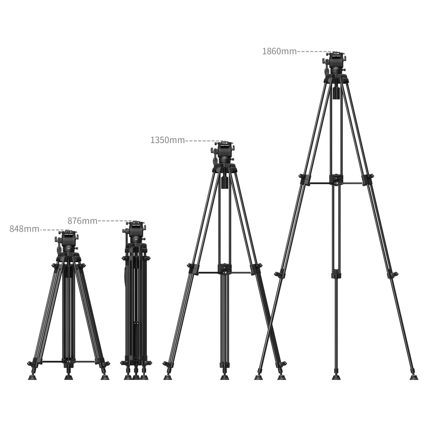SmallRig AD14 Heavy-Duty Aluminum Alloy Tripod 5440