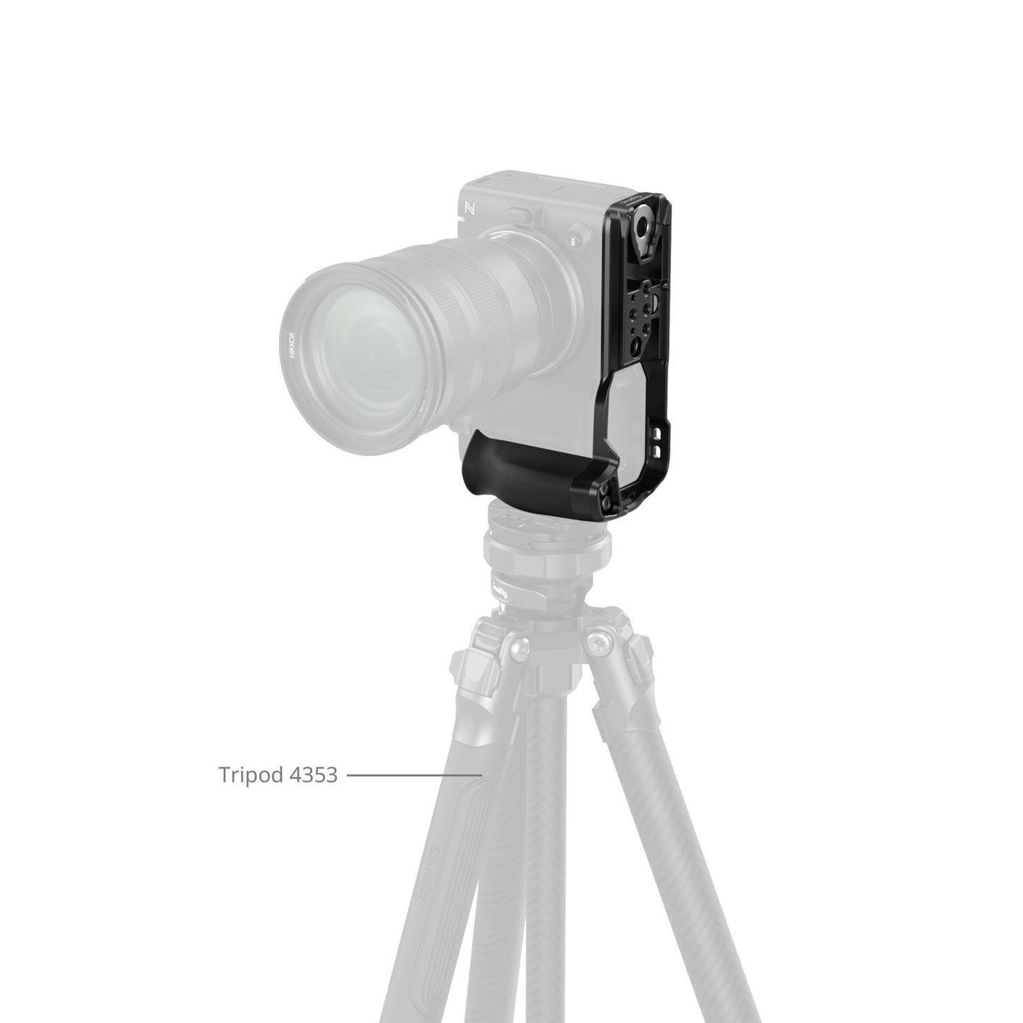 SmallRig L-Shaped Mount Plate with Silicone Handle for Nikon ZR 5466