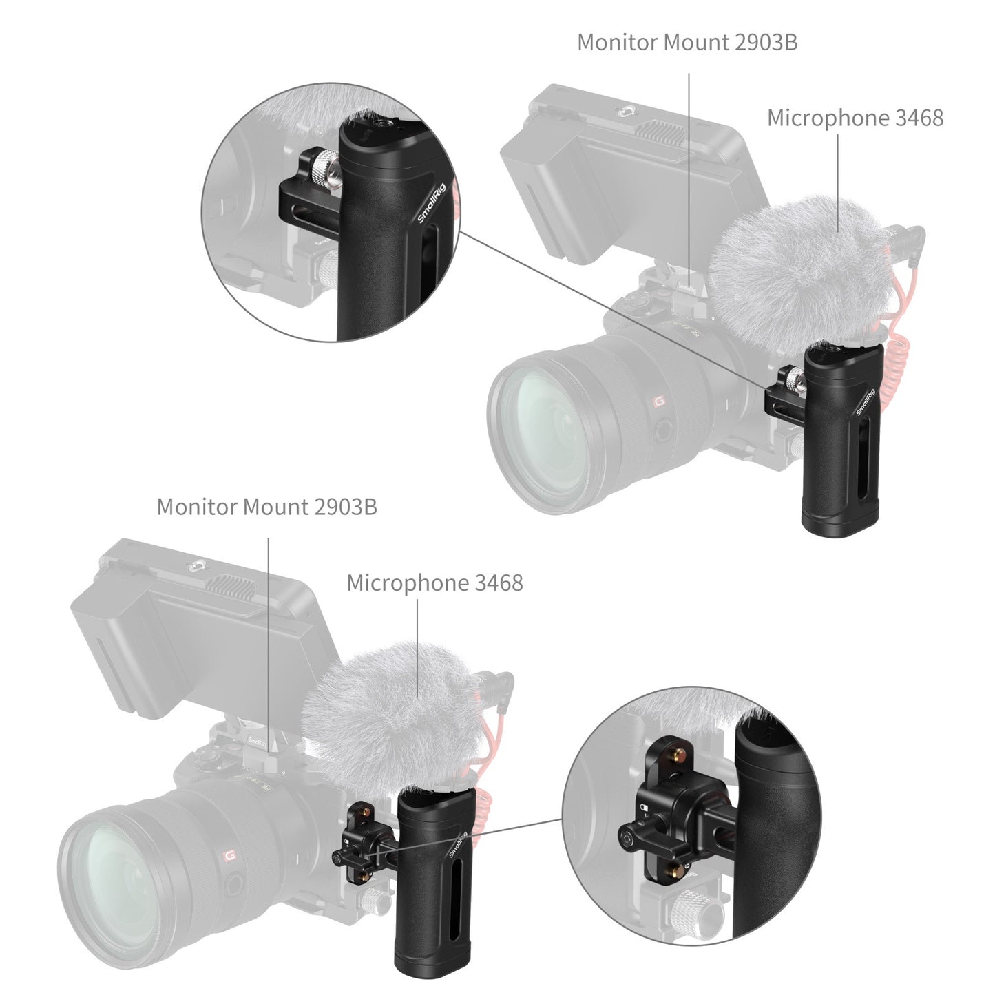SmallRig Lightweight mini Side Handle Kit 5532