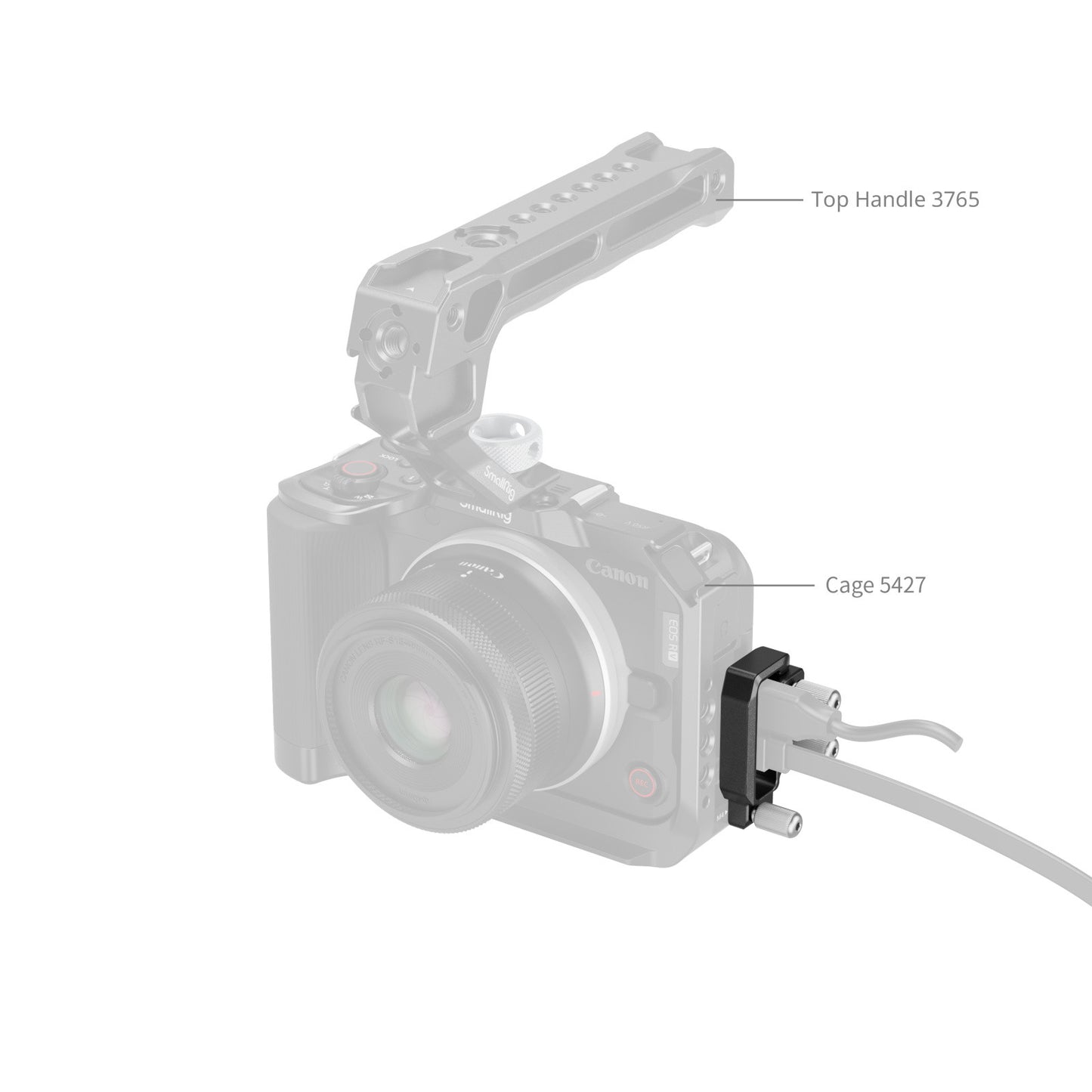 SmallRig HDMI & USB-C Cable Clamp for Canon EOS R50 V Cage 5534