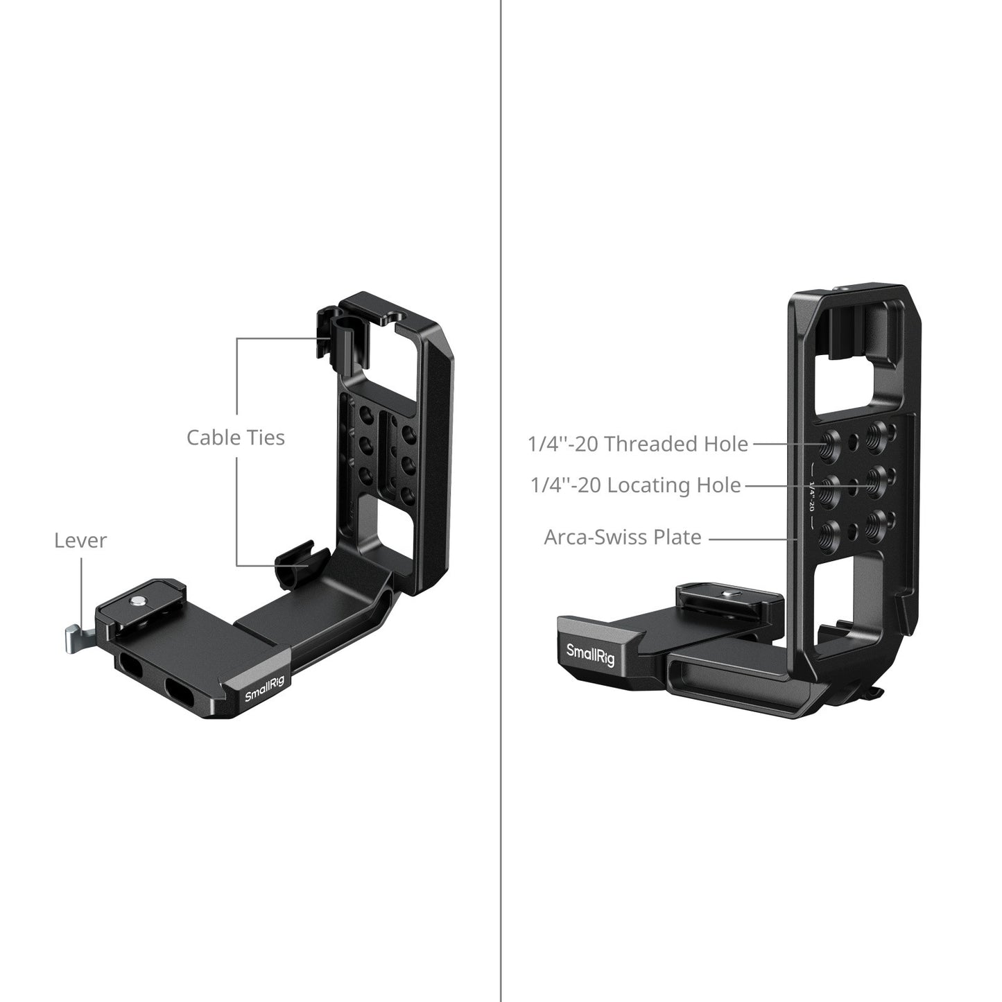 SmallRig Vertical Mount Plate for Cage with Arca-Type Plate 5594