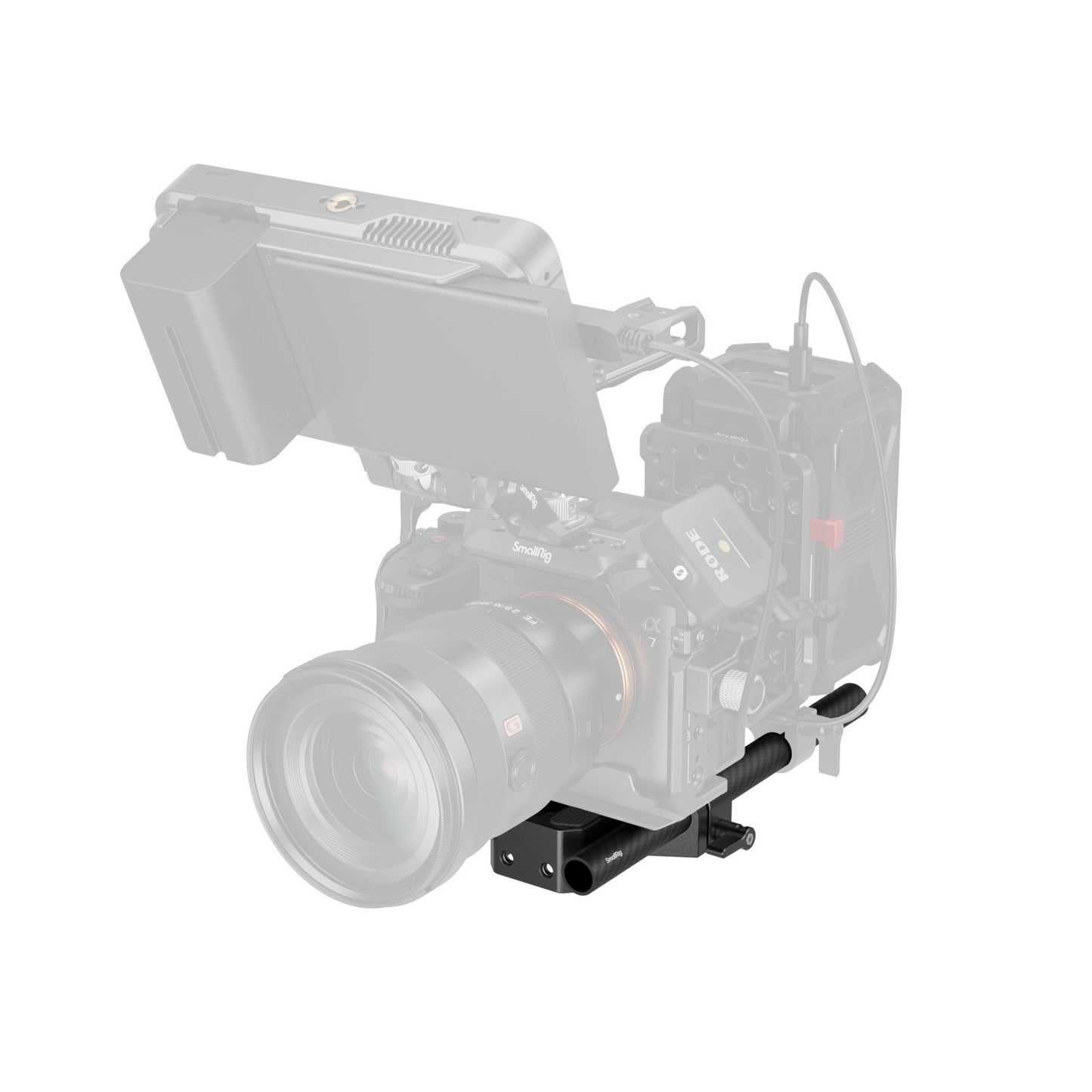 SmallRig Bottom Mount Plate with Dual 15mm Rod Clamp 5609