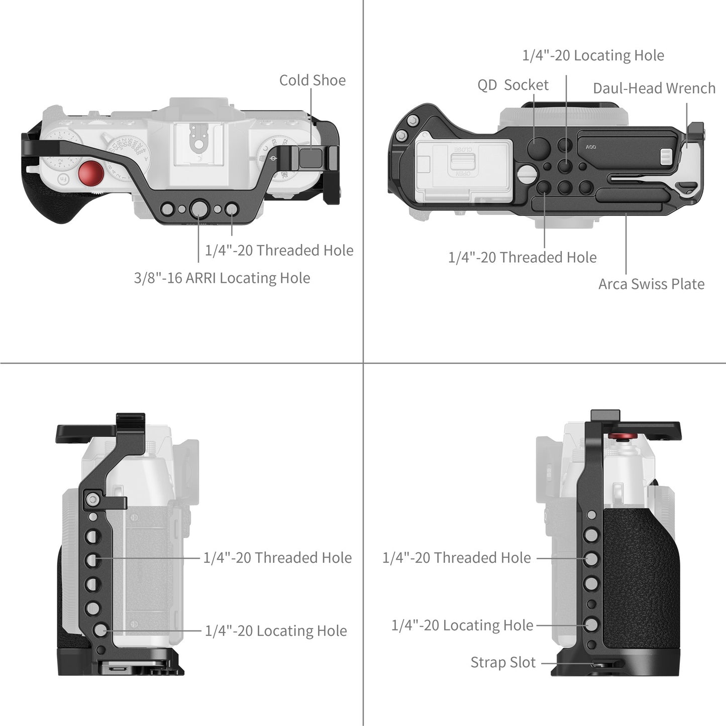 SmallRig Cage for FUJIFILM X-T30 / X-T30 II / X-T30 III 5662