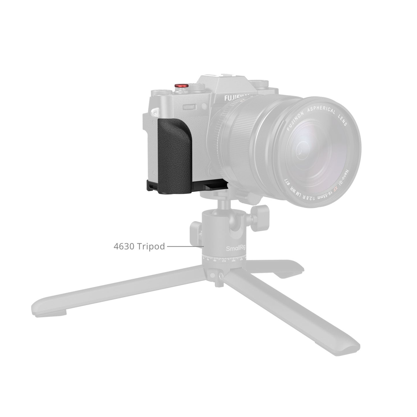 SmallRig L-Shaped Mount Plate with Silicone Handle for FUJIFILM X-T30 / X-T30 II / X-T30 III (Black) 5663