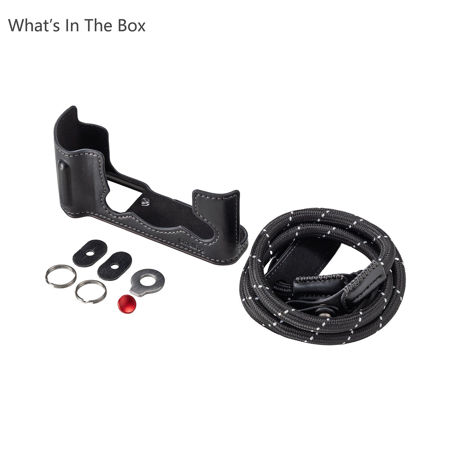 SmallRig Leather Half Case Kit for FUJIFILM X-T30 / X-T30 II / X-T30 III (Black) 5669